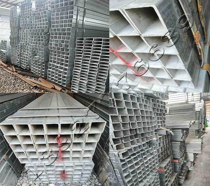 鍍鋅方管存放倉庫展示 鍍鋅方管存放倉庫展示